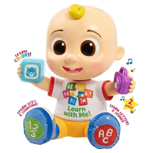 Just Play Cocomelon Interactive Learning JJ Baby Doll - Picture 2 of 12
